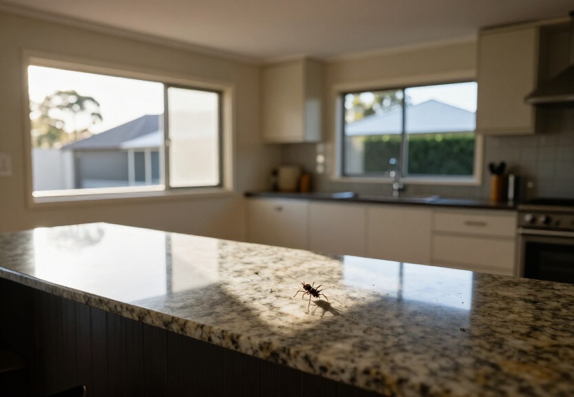 Home exterior free of spiders after treatment